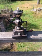 Antique Pennsylvania  Enterprise  Iron Decorated  Coffee Mill Attic Condition picture