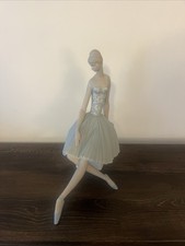 DEFECTIVE Vintage Lladro Beautiful Large Sitting Ballerina 1475 Porcelai G3D picture