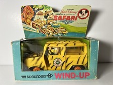 VTG Durham’s Walt Disney Safari Game Warden Wind Up Truck Mickey Donald Duck picture