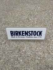 Birkenstock Display Shoes Sandals Footwear Sign Store Advertising Shelf 9.5” picture