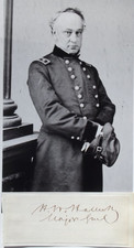 General Henry Halleck War Civil War Commander, Chief of Staff Grant Autograph picture