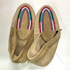 Mid-Century Native American, Sioux Beaded Moccasins picture