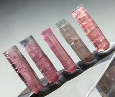 Pink colour terminated  tourmaline crystals - 23 Carats picture