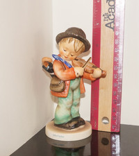 Goebel Hummel Little Fiddler Figurine Boy Playing Violin TMK-6 picture