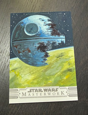 Topps Star Wars Masterwork Sketch Card Hard Signed Patricia Carrasco Death Star picture