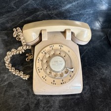 Vintage Western Electric Pale Pink Rotary Desk Telephone Bell System 500 - picture