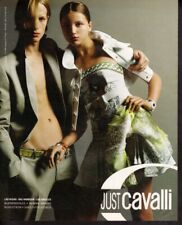Vintage print ad advertisement Fashion Men Just Cavalli Cute Couple flirty skirt picture