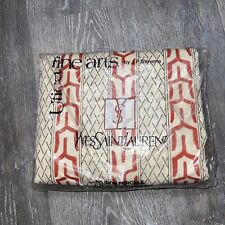 YSL Utica by JP Stevens Yves St. Laurent  King Size Fitted Sheet 1976 New Aztec picture