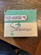 Vintage Sawyer Stereoscope View-master with original box and 12 reels picture
