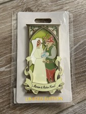 Disney D23 2024 WDI MOG Wedding Robin Hood & Marian LE 300 Pin picture