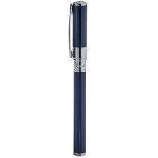 New S.T. Dupont D-Initial Blue Chrome Pen 262205 picture