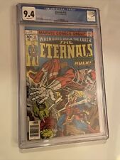 ETERNALS 14  CGC 9.4 1st APP COSMIC Powered HULK 1977 Jack KIRBY White Pages WP picture