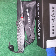Benchmade Mini Griptilian 485 Valet Plain Edge Drop Point Axis Lock Carbon Fiber picture
