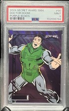2024 MARVEL ALLEGIANCE SECRET WARS 1984 #90 DOCTOR DOOM PURPLE BOX PSA 9 picture