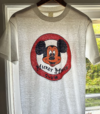 Vintage Disney & Co Classic Mickey Mouse Club T-Shirt Large 70s picture