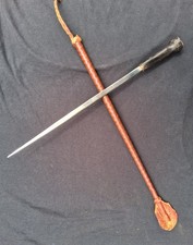 Antique Victorian/Edwardian Equestrian Novelty Sword Crop – Hoof & Horseshoe picture