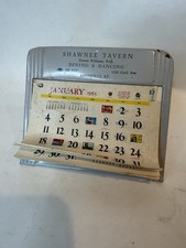 Antique 1953 Shawnee Tavern Dining And Dancing Louisville Ky Desk Calendar picture