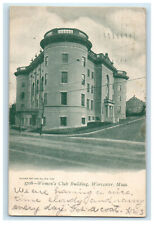 1905 Women's Club Building, Worcester MA Antique Posted Postcard picture