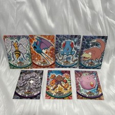 Topps 1999 Pokémon TV Animation Edition Holographic Lot 7 Beedrill Onix picture