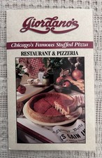 Vintage Giordano's Orlando Restaurant & Pizzeria Menu Chicago's Famous Pizza picture