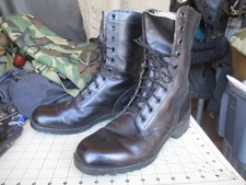 Vietnam War, size 10 DMS Black Leather Combat Boots, 10R picture