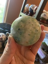 Pheonix Stone Sphere 69.3 mm. 1 Lb. Natural Crystal Stone High Quality picture