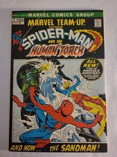 Marvel Team Up #1 Spiderman And The  Human Torch 1972 Comic Sandman 1st Series picture