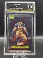 WOLVERINE 2024 Topps Chrome Marvel #88 GetGraded 10 picture