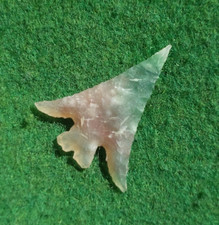 15/16 EXCEPTIONAL GEMSTONE COLUMBIA PLATEAU OREGON ARROWHEAD AUTHENTIC ARROWHEAD picture