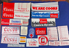 70+ Vintage Coors Sticker Lot Bumper Racing Team Coorsland Veteran Response Team picture