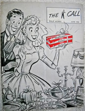 Original Vintage Philip Morris The Call Magazine - Dated June 1955 - Marlboro - picture