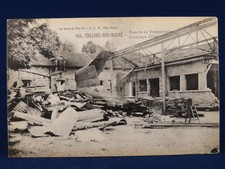 WWI Litho PC Battle of the Marnes Chalons Sur Marne Cooperage Street picture