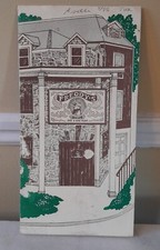 Vintage Freddy's Restaurant Menu Signrd 1986 picture