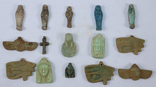 COLLECTION of 15 RARE ANCIENT EGYPTIAN PHARAONIC ANTIQUE Amulets (Egypt History) picture