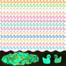 260PCS Mini Tiny Resin Ducks Little Miniature Plastic Small Ducks Bulk Glow picture