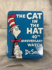 Vintage 1957-1997 Dr. Suess Cat In The Hat Watch New In Box Never Used limited picture