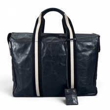 BALLY TAPRUS Leather Briefcase Black 30cm x 39cm Used Excellent (Ages 14+) picture
