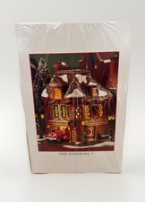 Department 56 65th Anniversary Fire Station No 1 NIB Sealed Christmas Village  picture