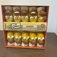 Homer Simpson Decorative Light Set NEW IN BOX - NEVER OPENED picture