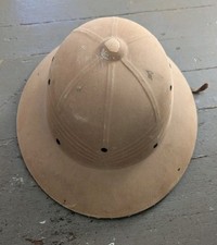 WWII Era USMC Marine Corps Pith Or Sun Helmet - Named  picture