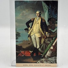 1924 General George Washington at Yorktown Vintage Postcard by Peale picture