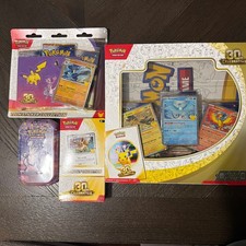 Pokémon 30th anniversary Set Bundle Poster/knockout/sticker/tin picture