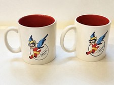 Rare Disney Fifinella WASP Coffee Mugs WWII Mascot Set. Unused picture