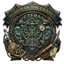 Women Of The US Navy Veteran USN Gift Premium Military Graphics 4