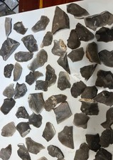 High Grade Heat Treated GT Blue Flint 120 spalls  2”-4” BIG LOT BIG VALUE picture