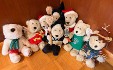 Starbucks Bearista Bears Plush Teddy Dolls 6 Editions '98/'00/'01 | GUC/VGUC/EUC picture