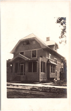 Unique House in Unknown Location, Possibly Ohio 1910s RPPC Photo Postcard picture