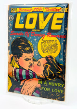 TOP LOVE STORIES #17 (1954 Star Pub) L.B. COLE COV -  RARE GOLDEN-AGE GHOST BOOK picture