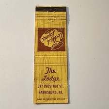 The Lodge Harrisburg PA Vintage Matchbook Cover 5MB128-1 picture