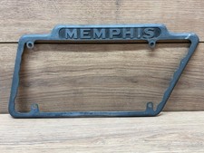 Vintage 1950s Tennessee State Shape License Plate Frame Memphis So Calif Plating picture